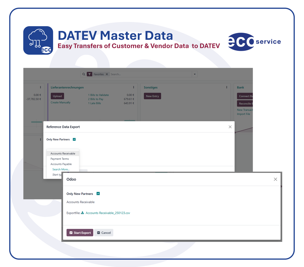 Odoo Datev Stammdaten